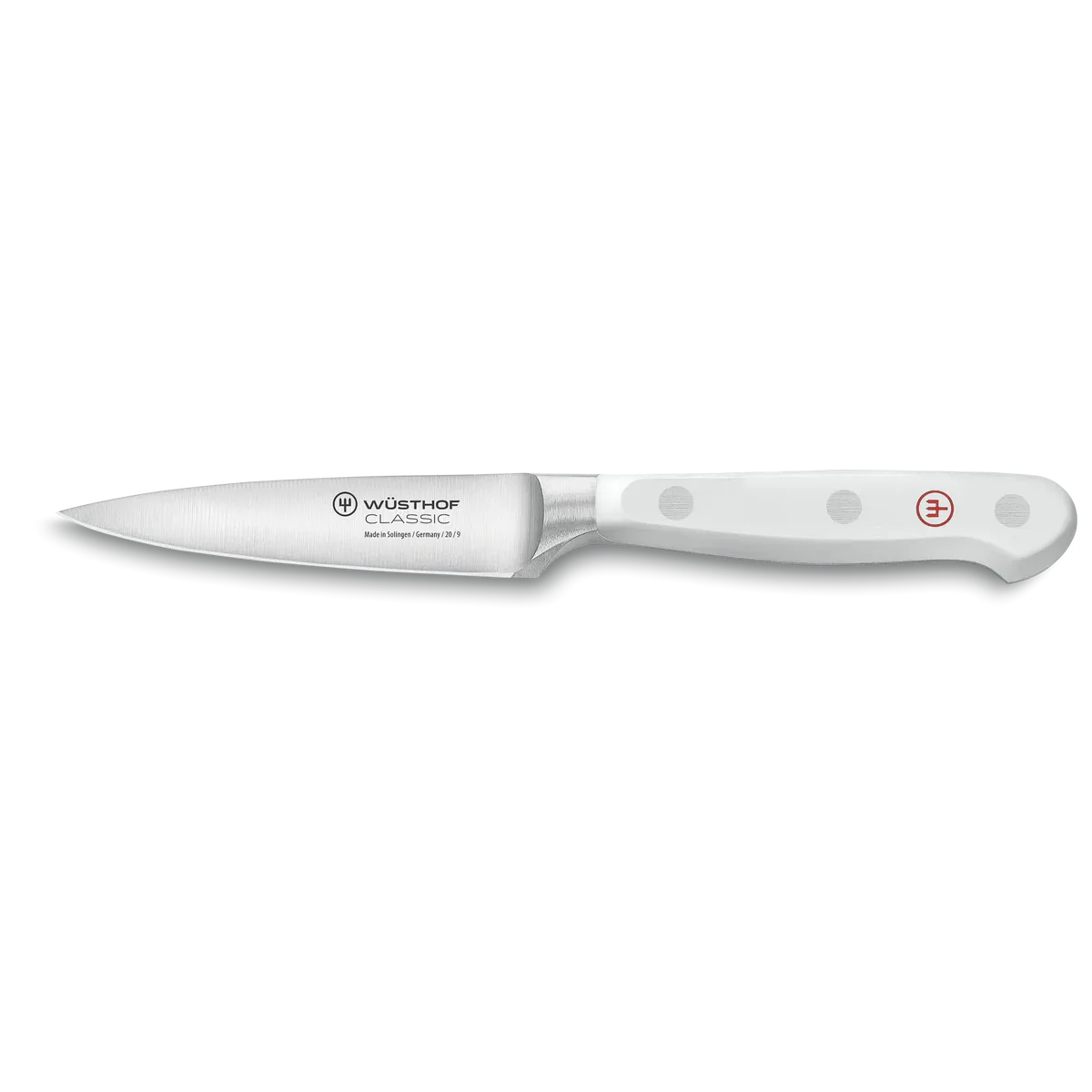 Wüsthof Classic 6-Piece White Knife Block Set with Bread Knife - Made in Germany Stainless 