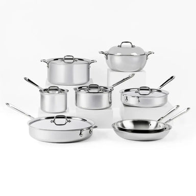 All-Clad D3 Stainless Steel 14 Piece Set - 401716