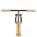 Bigolaro Premium Hand Pasta Extruder with Rigatoni and Spaghetti 2.5 mm Brass Dies Made in Italy