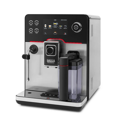 Gaggia Accademia Stainless Steel Espresso Machine Side