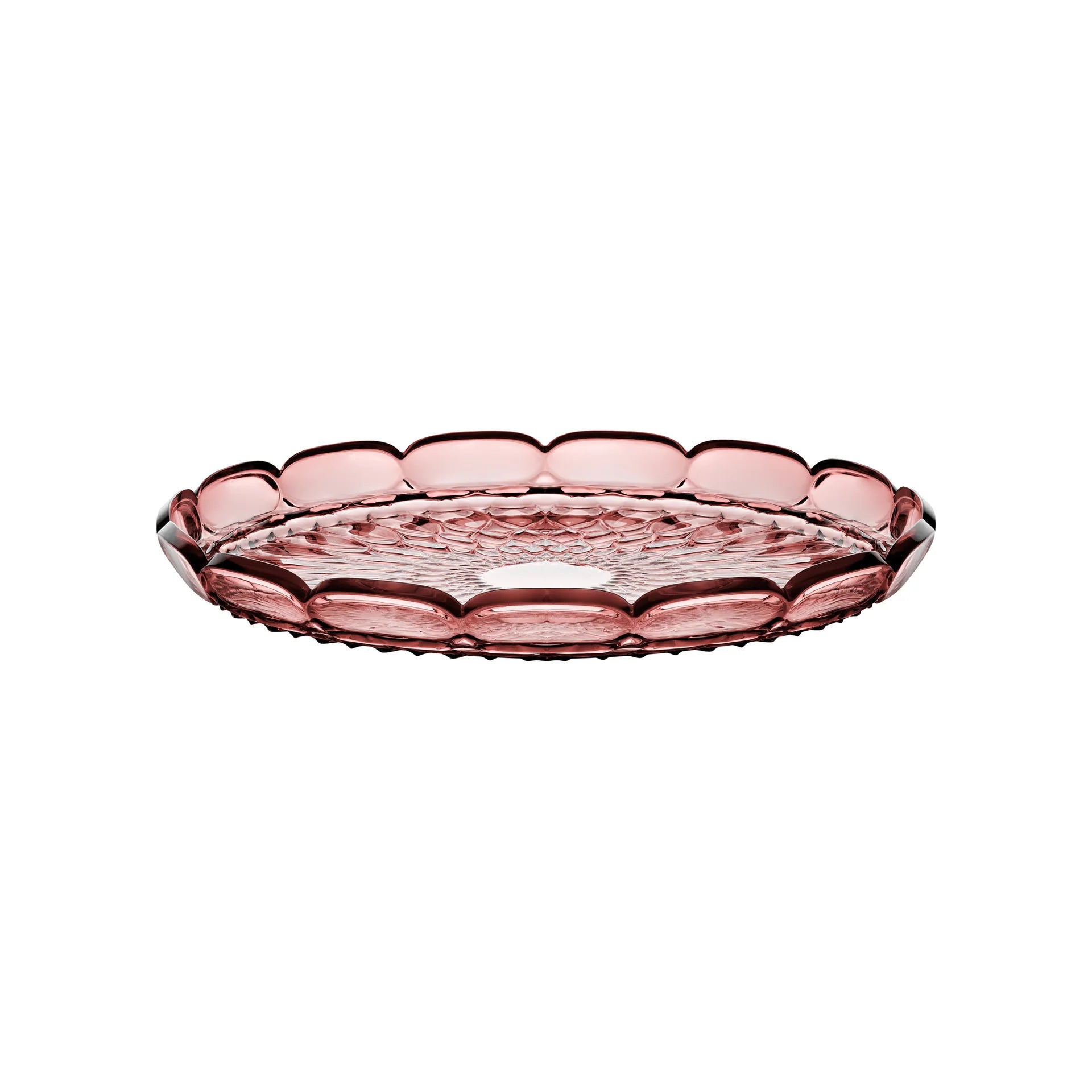 Guzzini Vanity Tray 36 cm Mauve– Made in Italy Side