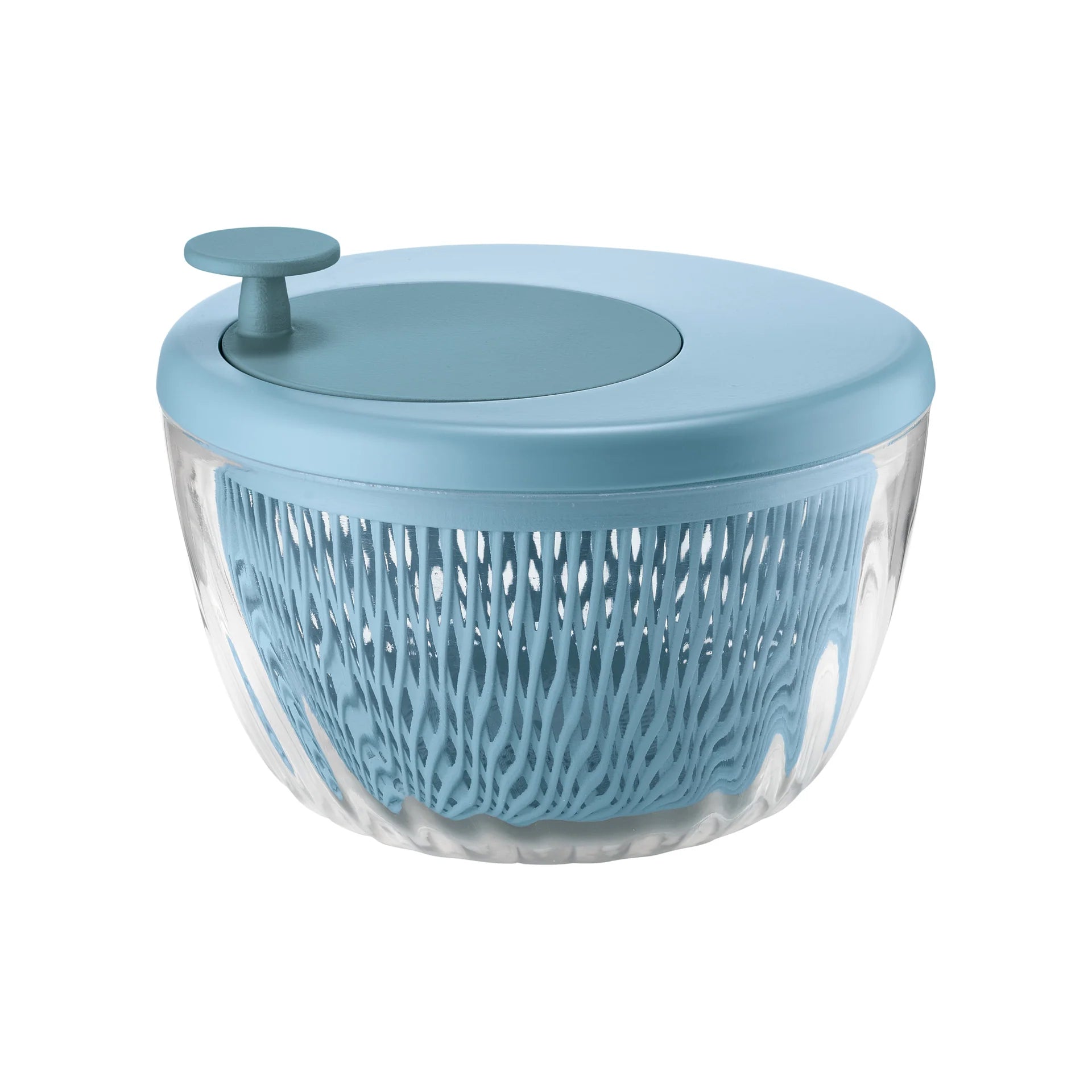 Guzzini Salad Spinner and Store 26 cm Blue - Made in Italy