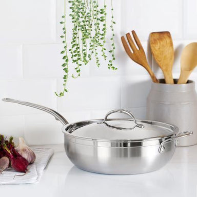 Hestan ProBond Professional Clad Stainless Steel Essential Pan 5 Qt / 28 cm Stainless Steel
