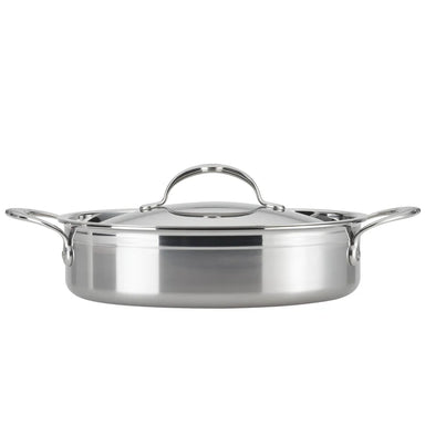 Hestan ProBond Professional Clad Stainless Steel Essential Sauteuse Pan 3.5 Qt / 26 cm - Made in Italy