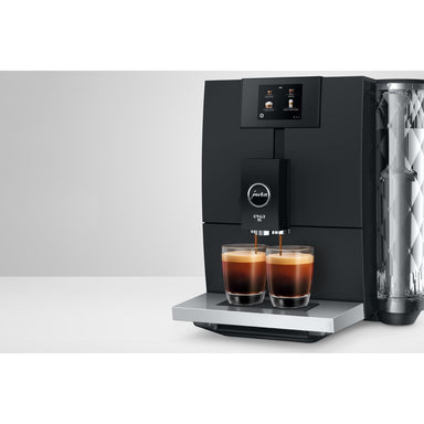 Jura Ena 8 Super Automatic Espresso Machine Metropolitan Black #15496 - Lightly Used