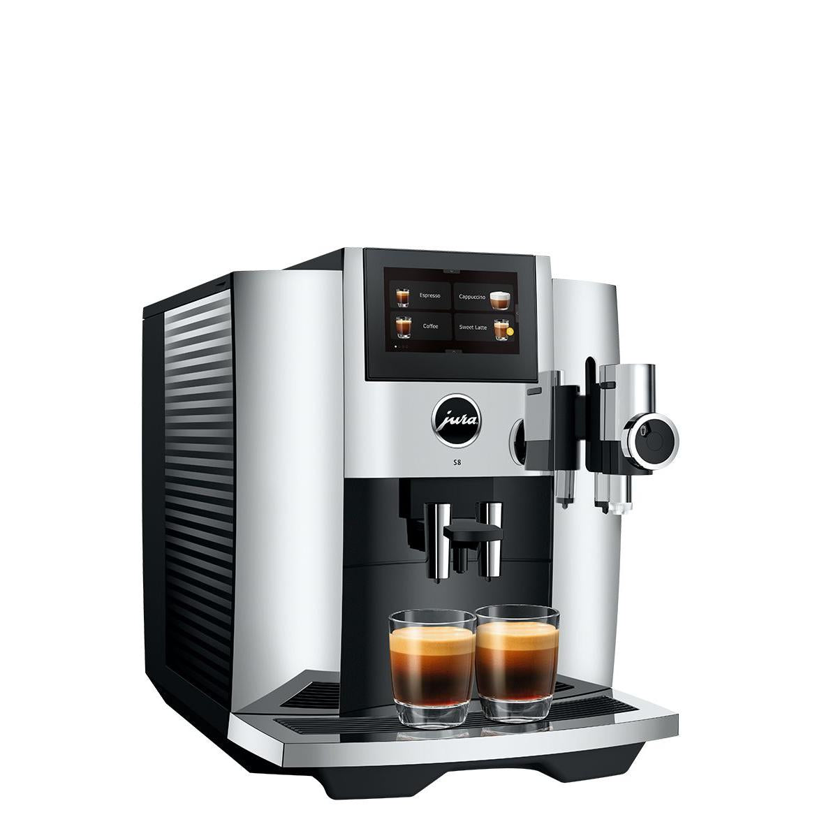 Jura S8 Chrome Espresso Machine Latest Model #15653 NAB Coffee
