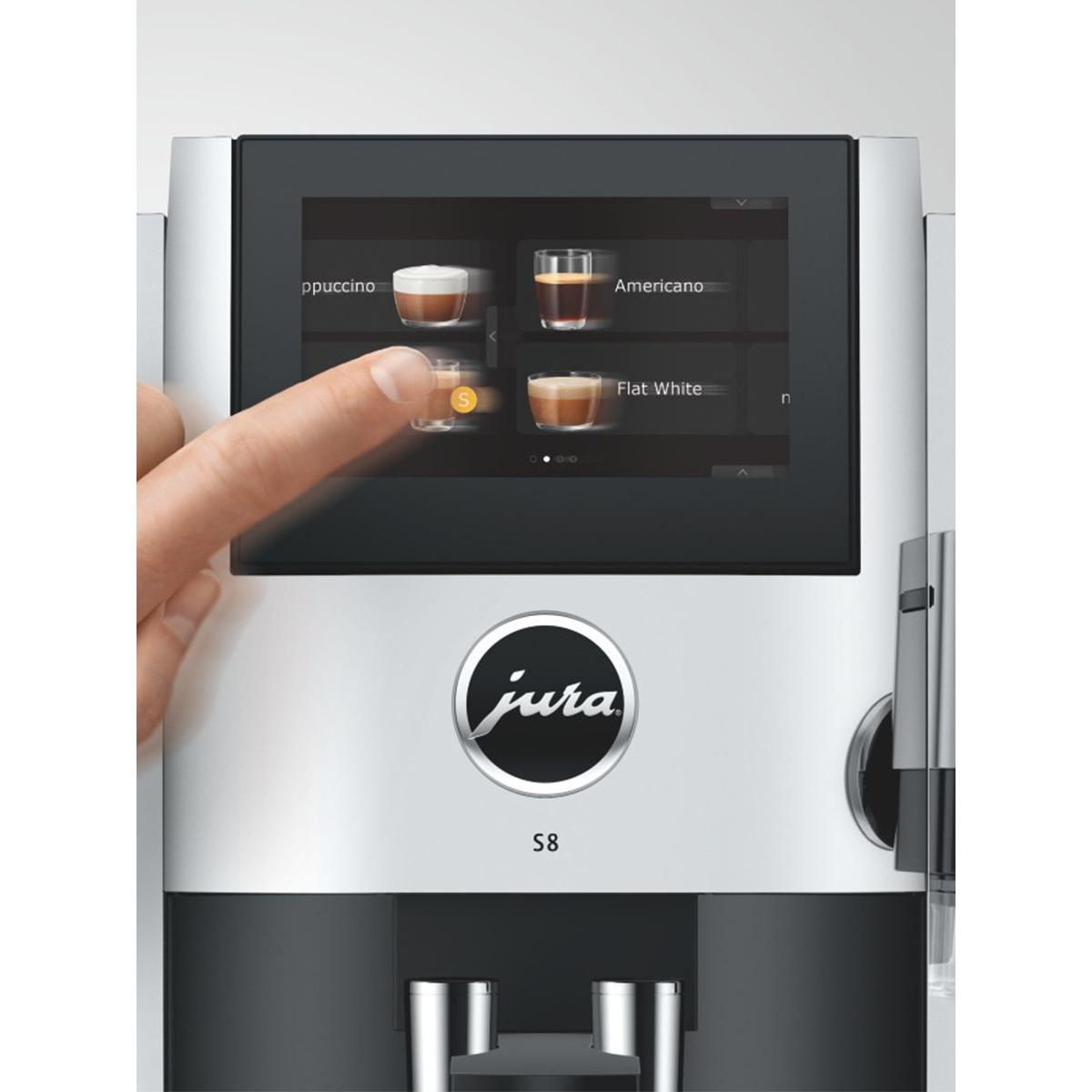 Jura S8 Chrome Espresso Machine Latest Model #15653 NAB Digital