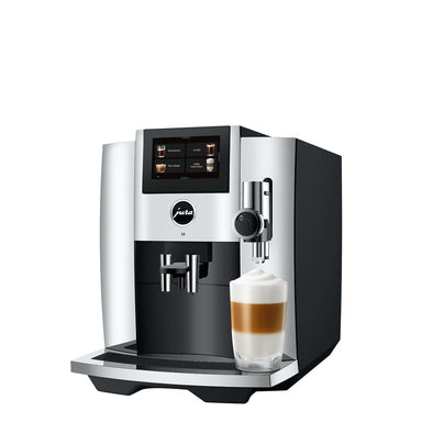 Jura S8 Chrome Espresso Machine Latest Model #15653 NAB Side