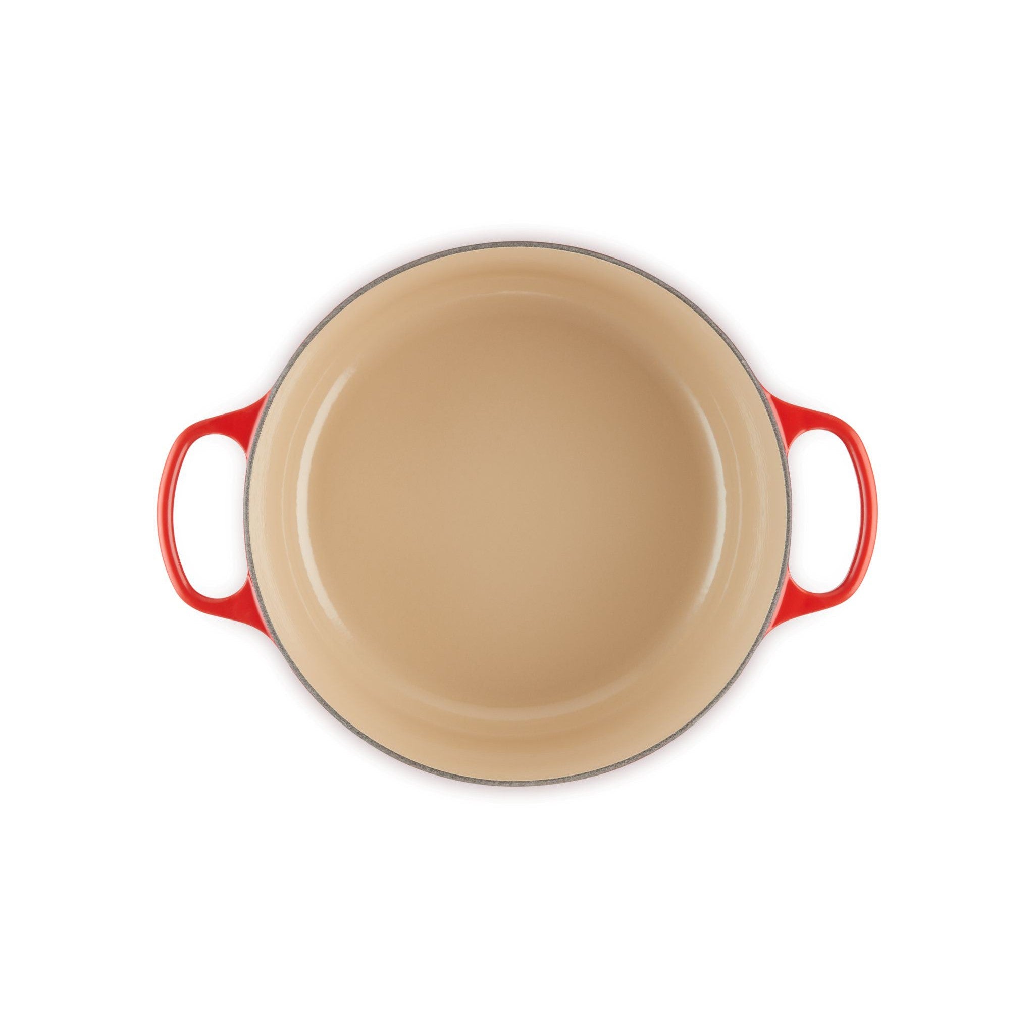 Le Creuset - 6.7L Cherry Red/Cerise French/Dutch Oven (28 cm) Interior