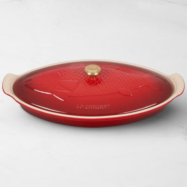 Le Creuset Cerise Heritage Oval 1.6L Fish Baker 34 cm