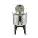 Sansone Jewel 3L/0.8 gal Fusti 18/10 Stainless Steel Canister, Spigot and .75L Oil Cruet  – NSF Certified for Holding Olive Oil and More – Made in Italy