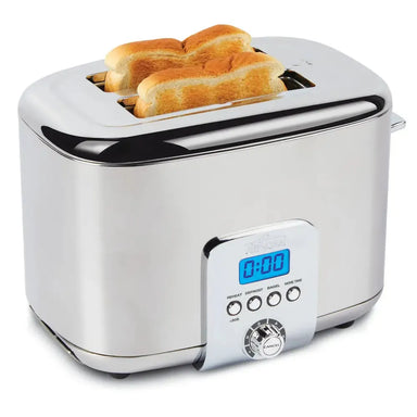 Digital Stainless Steel Toaster 2 Slice Toast