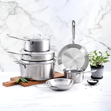 All-Clad 10 Piece D5 Brushed Set - BD5005710-R Set
