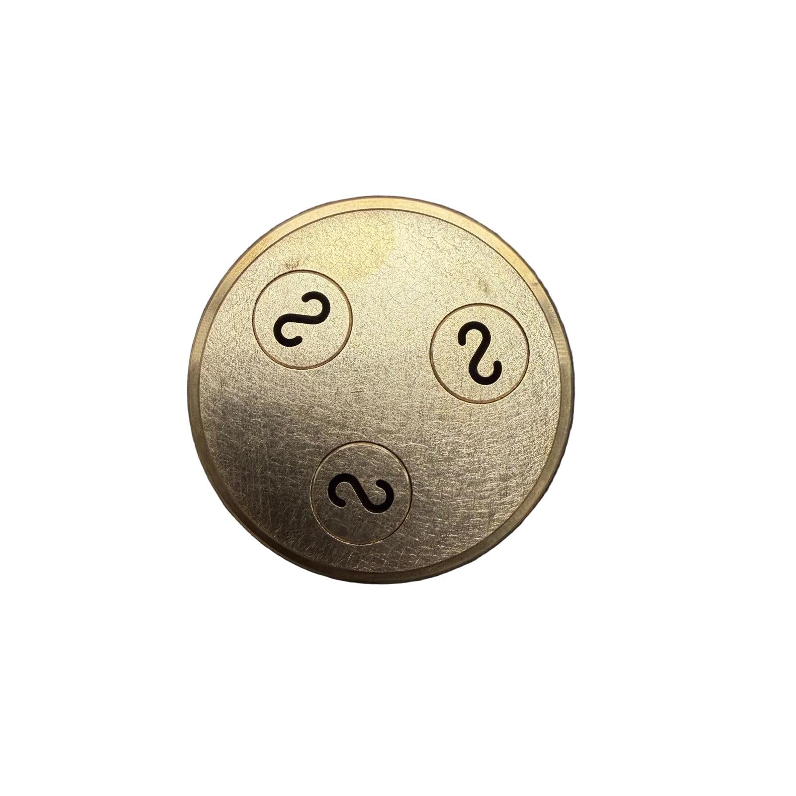 Bottene Bigolaro Casarecce Premium Hand Pasta Extruder Brass Die Accessory Made in Italy