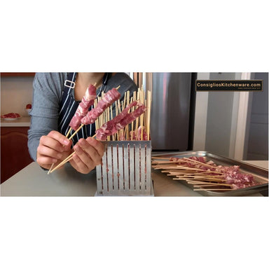 Homemade Arrosticini with Cubo 