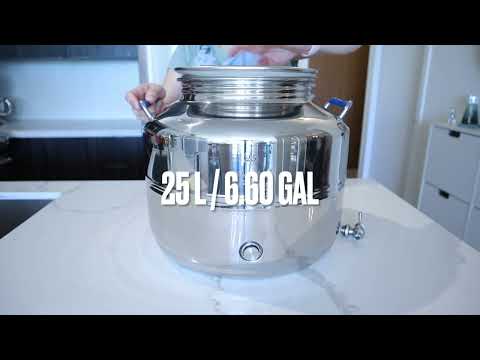 Sansone 10L, 15L, 25L Europa Fusti - NSF Certified for Holding Olive Oil and More - Made in Italy