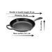Le Creuset Sage 30cm Skillet Diagram 