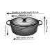 Le Creuset 6.3L Cherry Red Oval French/Dutch Oven (31 cm) -LS2502-3167