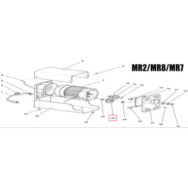 Fabio Leonardi MR0/MR2/MR7/MR8/ MR9 Plastic Step Gear (Ingranaggio Doppio in Plastica)
