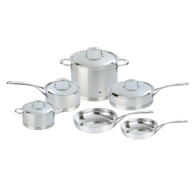 Demeyere Atlantis 10 Piece 18/10 Stainless Steel Cookware Set
