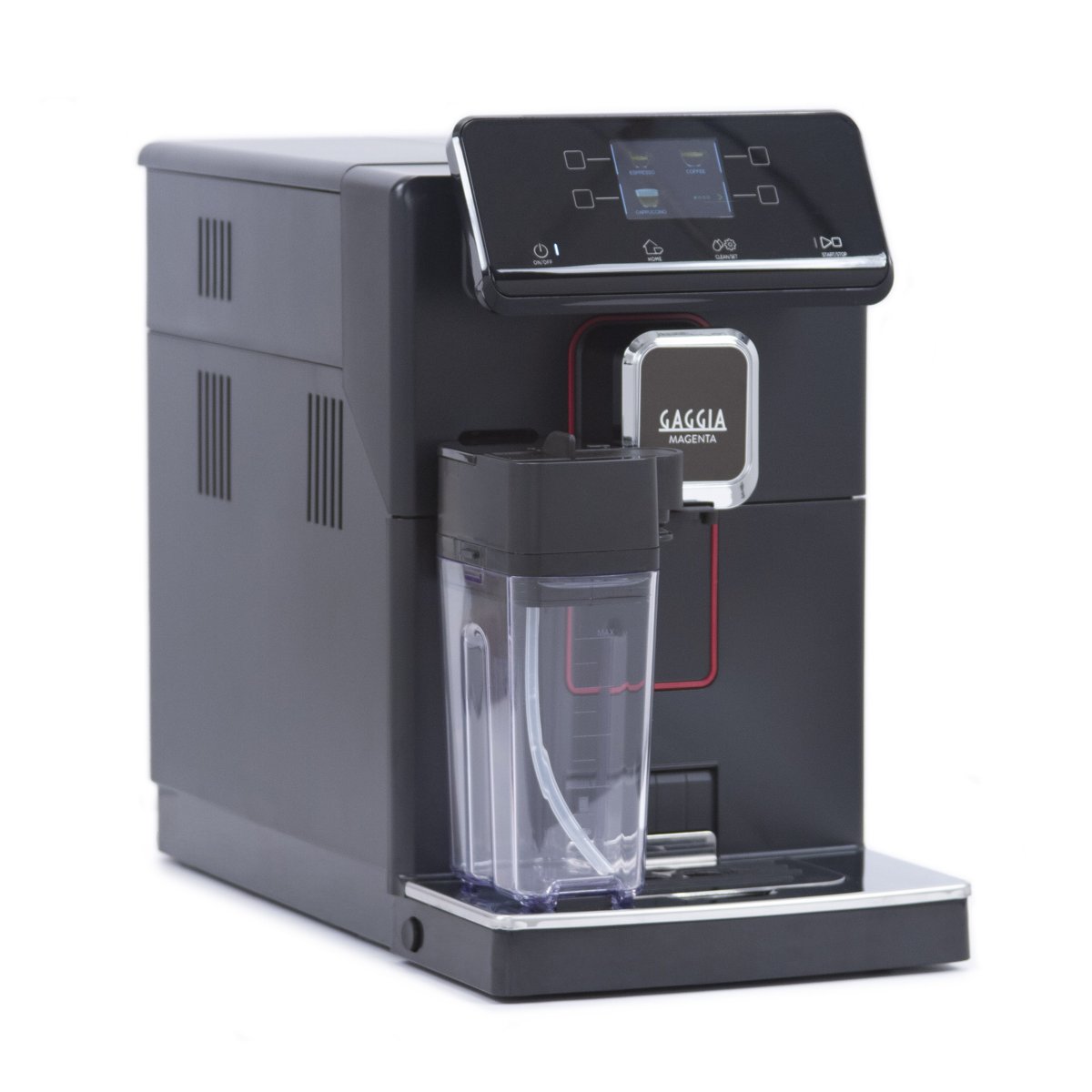 Gaggia Magenta Prestige Super-Automatic Espresso Machine Left Side View