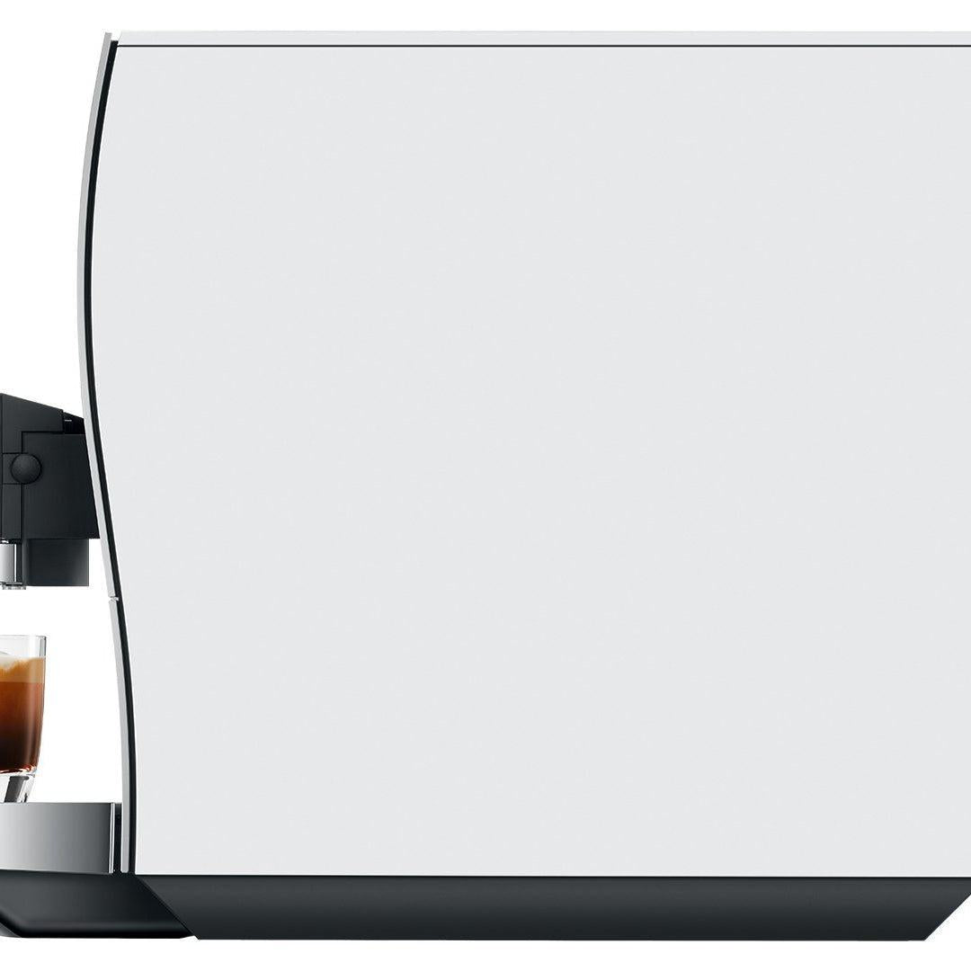 Jura Z10 Aluminum White Side Profile 