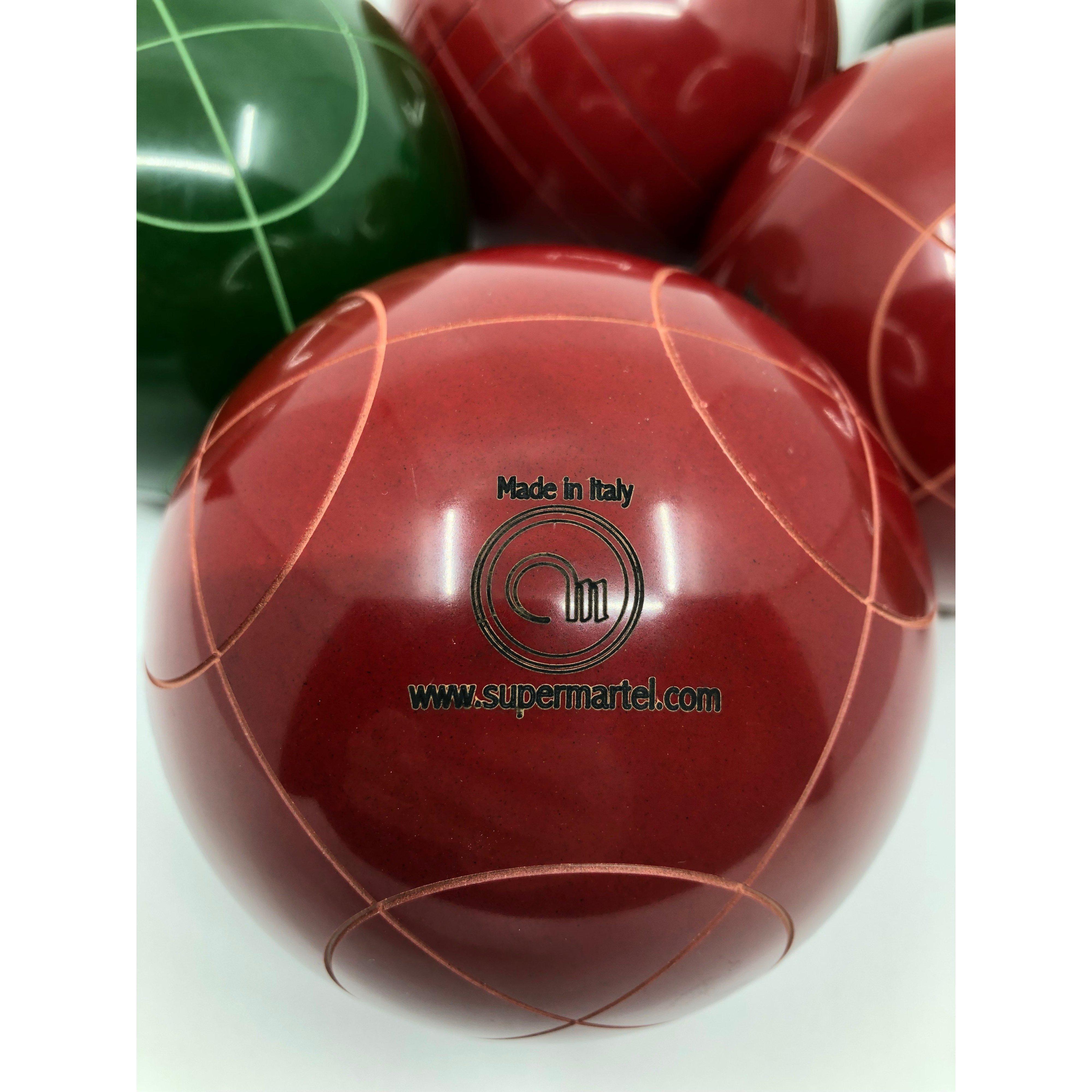 Super Martel 107mm Bocce Ball Red Canada