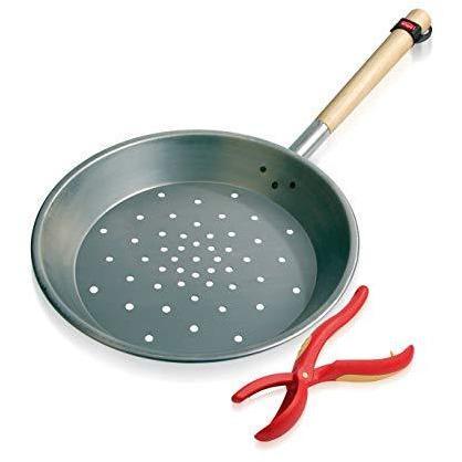 Chestnut Pan with Chestnut Cutter Perfect For Roasting Chestnuts
