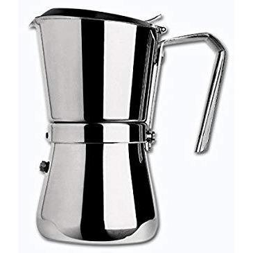 Giannina 9 cup Stainless Steel Stove Top Espresso Maker-Consiglio's Kitchenware