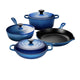 Le Creuset 7 Piece Essentials Set Blueberry