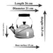 Le Creuset 1.6L Cherry Red Classic Whistling Kettle -Q3101-67