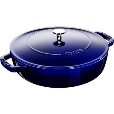Staub - 3.8L (4QT) Dark Blue Chistera Braiser-Consiglio's Kitchenware